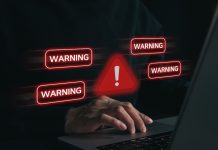 Alerta de golpes digitais.