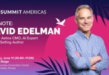 David Edelman, ex-CMO da Aetna e especialista em IA, integrará programação do SBC Summit Americas 2026 David Edelman dará uma palestra sobre IA durante o SBC Summit Americas 2026.