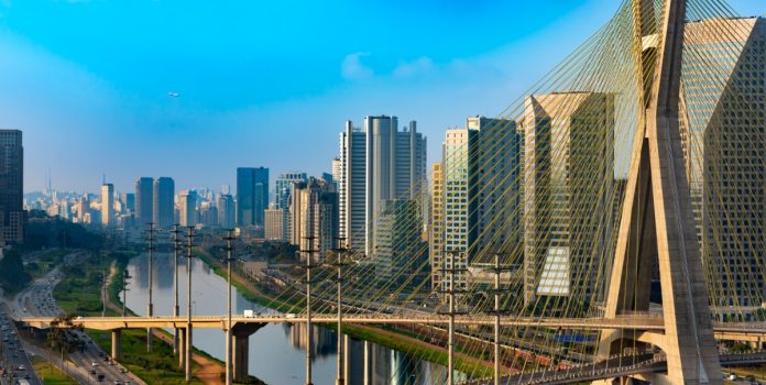 Flutter-celebra-um-ano-de-operacao-no-Brasil Vista da Ponte Octávio Frias de Oliveira, em São Paulo