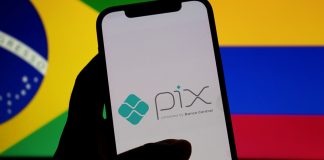 Novo Desenrola deve bloquear apostas via Pix Crédito Celular com o logo do Pix aparecendo na tela