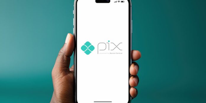 Pix Celular mostrando o Pix, sistema de pagamentos instantâneo do Brasil.