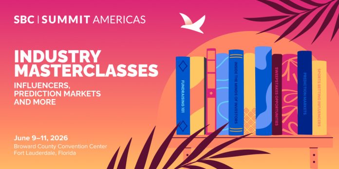 Banner digital oficial de divulgaçãod das masterclasses do SBC Summit Americas 2026
