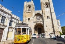 A catedral Sé de Lisboa, em Lisboa, Portugal