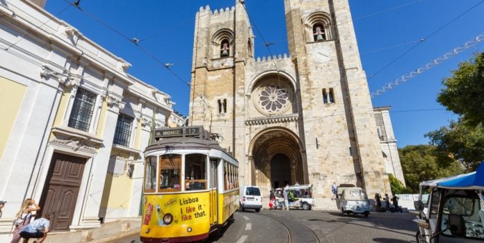 A catedral Sé de Lisboa, em Lisboa, Portugal