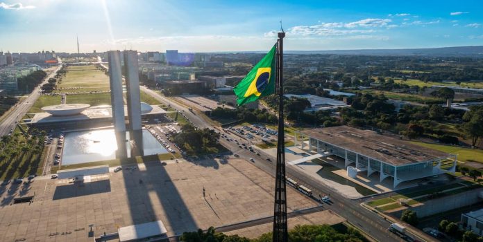 Congresso-Nacional Foto panorâmica do Congresso Nacional em Brasília.
