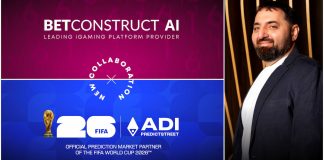 Imagem de divulgação para a parceria entre BetConstruct AI e ADI Predictstreet.