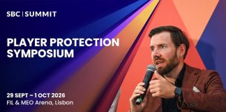 Banner digital oficial do Player Protection Symposium do SBC Summit 2026
