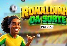 PopOK Gaming anuncia jogo Ronaldinho da Sorte Ronaldinho da Sorte, novo jogo caça-níquel da PopOK Gaming.