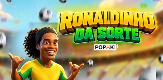 Ronaldinho da Sorte, novo jogo caça-níquel da PopOK Gaming.