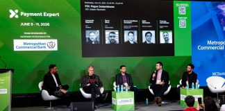 SBC Summit Americas 2026: especialistas discutem impacto do Pix na experiência do apostador Thomas Carvalhaes, Ari Celia, Rony Silva, Bruno Veridiano Geraldini e Matt Sahakian discutindo sobre o Pix no SBC Summit Americas 2026