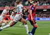 Casas de apostas sem autorização brasileira poderão patrocinar Copa do Mundo Feminina de 2027 Jogo qualificatório para a Copa do Mundo Feminina de 2027.