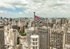 Bandeira da cidade de São Paulo, onde fica sediada a FPF.