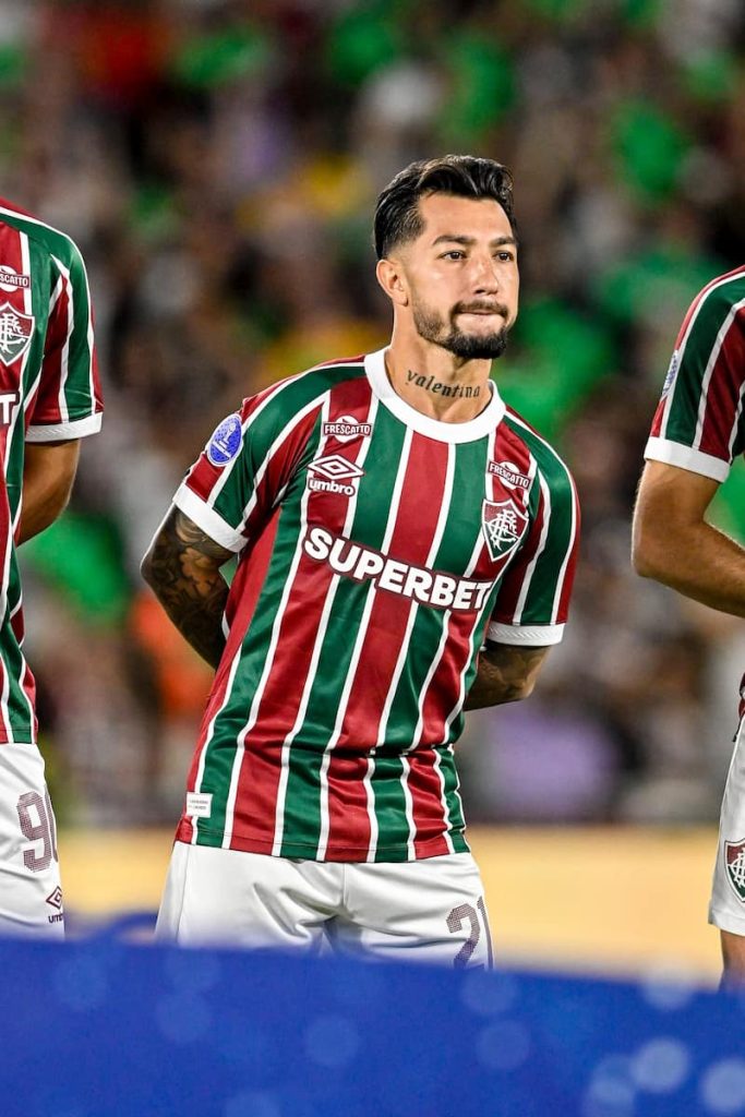 Foto de Lucho Acosta, jogador do Fluminense.