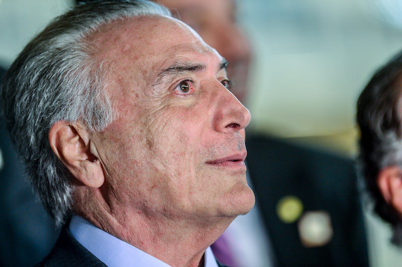 Foto tirada de Michel Temer, ex-presidente do Brasil.