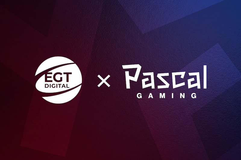Banner de divulgação para a parceria entre Pascal Gaming e EGT Digital.