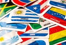 PopOK Gaming fala sobre parceria com Ronaldinho, simplicidade no design de slots e ambições na América Latina Várias bandeiras de países latino-americanos.