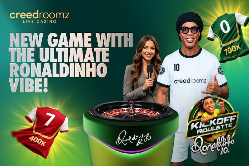 Kickoff Roulette Ronaldinho, novo jogo da CreedRoomz.