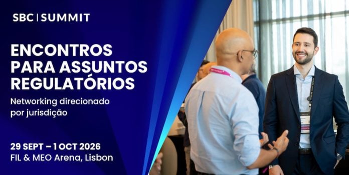SBC-Summit-2026-Encontros-Para-Assuntos-Regulatorios Banner de divulgação para os Encontros Para Assuntos Regulatórios do SBC Summit 2026.