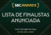 SBC divulga lista de finalistas do SBC Awards 2026 Banner digital oficial de divulgação do SBC Awards da SBC