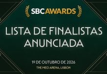 SBC divulga lista de finalistas do SBC Awards 2026 Banner digital oficial de divulgação do SBC Awards da SBC