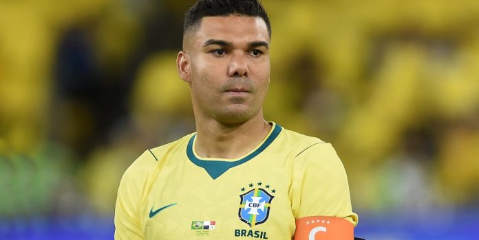 Casemiro, da Seleção Brasileira, durante amistoso contra o Panamá, no Maracanã