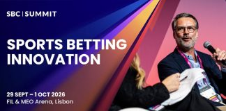 Banner para a trilha de Apostas Esportivas do SBC Summit 2026.