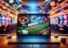 bet365 apresenta jogos em destaque de junho no Brasil: Pragmatic Play segue liderando Criação de IA simulando um cassino online e, ao fundo, cassino físico