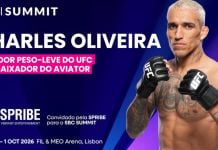 Charles Oliveira, lenda do UFC, subirá ao Super Stage no SBC Summit 2026 Charles Oliveira, lenda do UFC, participará do SBC Summit 2026.