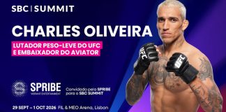 Charles Oliveira, lenda do UFC, participará do SBC Summit 2026.