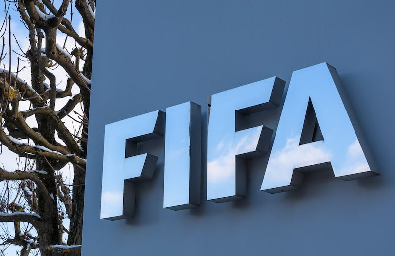 Fachada da sede da FIFA em Zurique, Suécia.