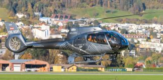 Operação Arena: Helicóptero seria elo entre Nelson Wilians e PixBet, segundo relatório da Polícia Federal Helicóptero EC 130 T2.