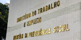 Fachada do Ministério do Trabalho e Emprego, em Brasília