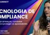 Banner para a trilha de Tecnologia de Compliance do SBC Summit 2026.