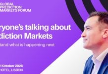 Banner digital oficial de divulgação do Global Prediction Markets Forum da SBC