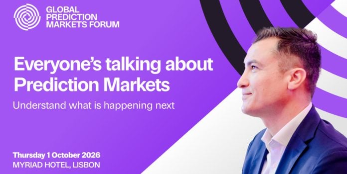 Banner digital oficial de divulgação do Global Prediction Markets Forum da SBC