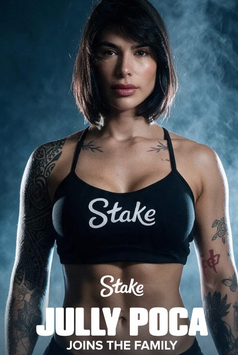 Stake anuncia a boxeadora Jully Poca como sua nova embaixadora global.
