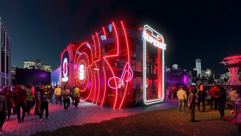 Ativação da Superbet para o Rock in Rio.