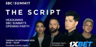 SBC Summit 2026: The Script será atração principal da festa de abertura The Script, banda responsável pela festa de abertura do SBC Summit 2026.