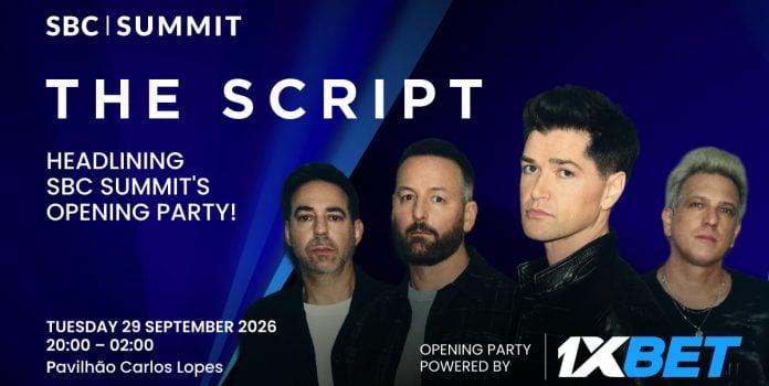 The Script, banda responsável pela festa de abertura do SBC Summit 2026.