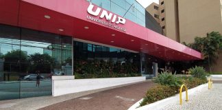Foto de fachada de uma unidade da UNIP.