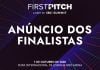 Banner digital oficial de divulgação dos finalistas do First Pitch do SBC Summit 2026