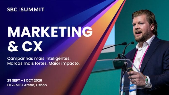 Banner digital oficial de divulgação da programação de Marketing & CX do SBC Summit 2026