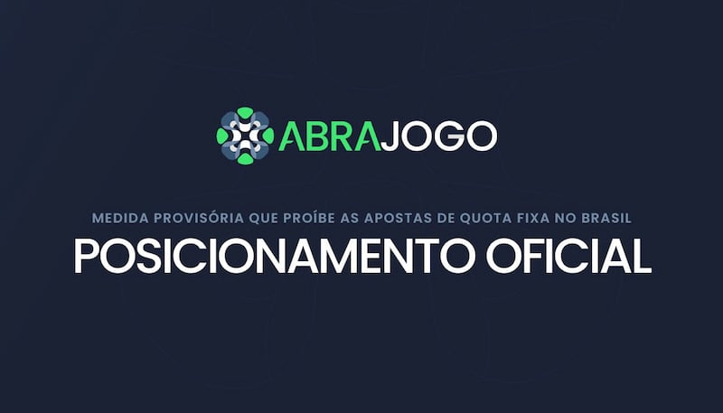 ABRAJOGO se manifesta contra a proibição das apostas online no Brasil.