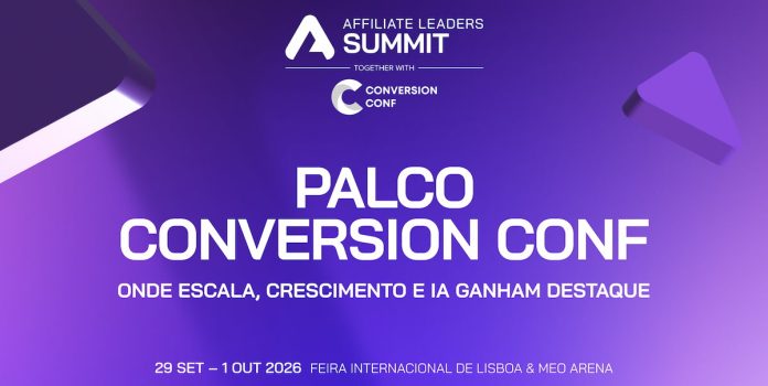 Affiliate-Leaders-Summit-Palco-Conversion-Conf Banner de divulgação para o palco Conversion Conf do Affiliate Leaders Summit.