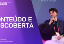 Affiliate Leaders Summit vai examinar o futuro do SEO, das buscas e da descoberta de conteúdo Banner digital para a trilha Content & Discovery do Affiliate Leaders Summit 2026.