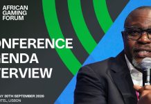 Banner digital oficial de divulgação do African Gaming Forum do SBC Summit 2026