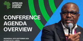 Banner digital oficial de divulgação do African Gaming Forum do SBC Summit 2026