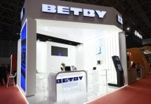 Estande da BETBY em evento da SBC.