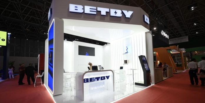 Estande da BETBY em evento da SBC.