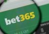 Logo da bet365 em website.